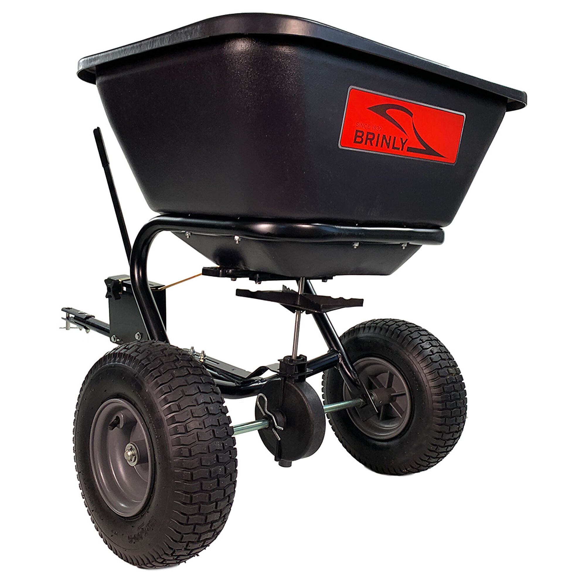 Yard Tuff, Lawn Tracotr Spreader, 12 volt, Capacity 80 lb, Spreader